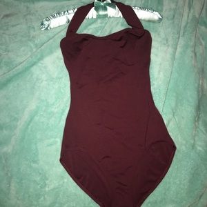 Maroon Capezio Leotard